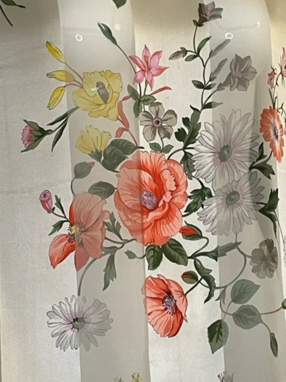Valentino Garavani Silk Floral Scarf 34 Inches Sq EUC - Picture 10 of 10